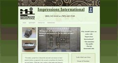 Desktop Screenshot of impressions-international.com